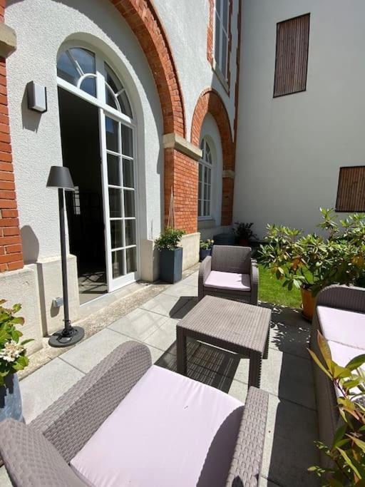 Studio Terrasse, Ancienne Maison De Champagne Reims Esterno foto